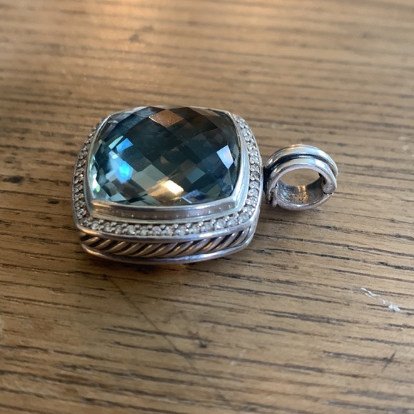 Authentic Prasiolite David Yurman pendant. - Picture 2 of 3